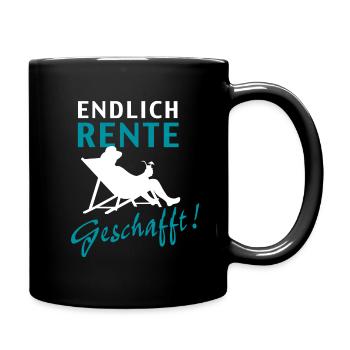 Finally retired, done - Full Colour Mug - black - Right