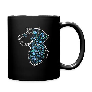 Fleur Dachs WH Sky - Mug uni - noir - Droite