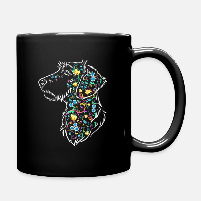 Fleur Dachs WH - Mug uni - noir