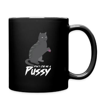 Cat Nail Polish Cat Lovers Gift - Full Colour Mug - black - Right