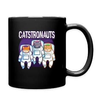 Coffret cadeau astrologue astronaute astronaute chats - Mug uni - noir - Droite