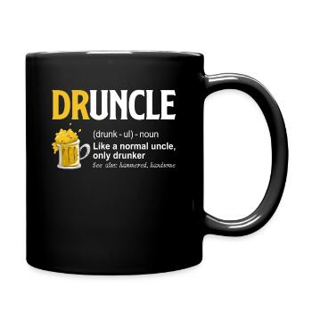 Druncle - Full Colour Mug - black - Right