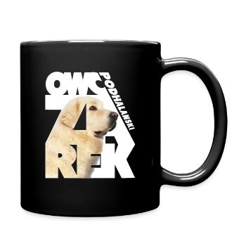 Owczarek Podhalanski I - Tasse einfarbig - Schwarz - Rechts
