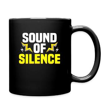 Sound of silence electric car gift - Full Colour Mug - black - Right