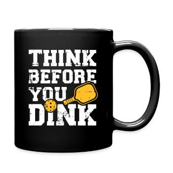 Pickleball - Full Colour Mug - black - Right