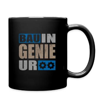 Bauingenieur Ingenieur Student Mechaniker Physik - Tasse einfarbig - Schwarz - Rechts