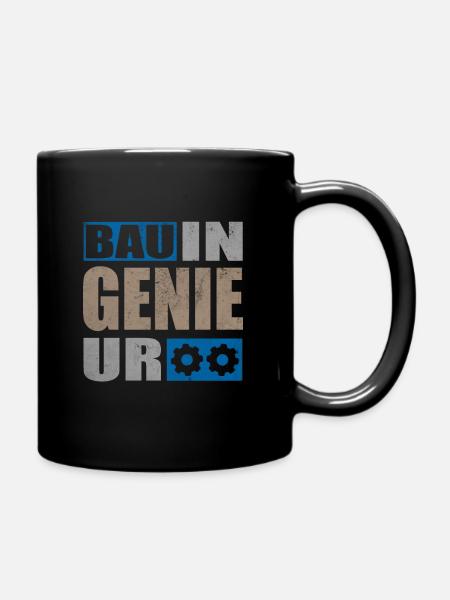 Bauingenieur Ingenieur Student Mechaniker Physik - Tasse einfarbig - Schwarz