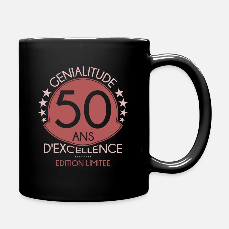 50 ans anniversaire - Mug uni - noir
