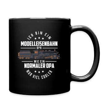 Zug - Tasse einfarbig - Schwarz - Rechts