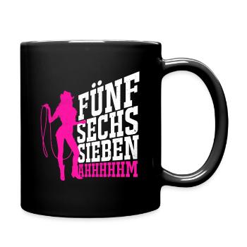 cow-boy - Mug uni - noir - Droite