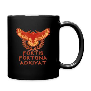 Aigle romain - Mug uni - noir - Droite