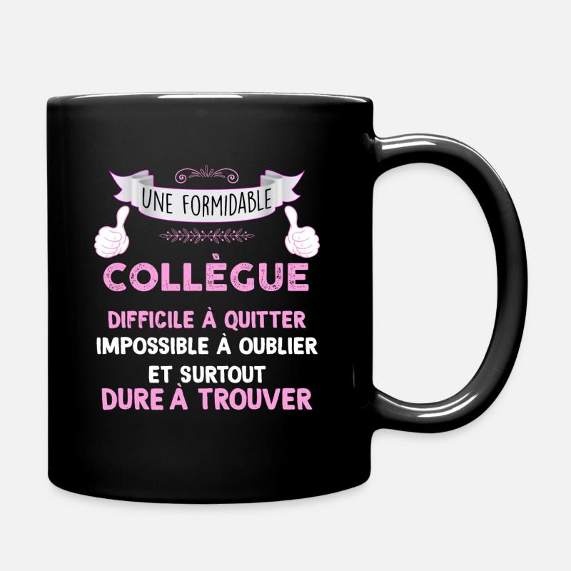 Collègue formidable femme - Mug uni - noir