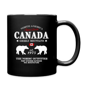 Canada - Grizzlis - Mug uni - noir - Droite