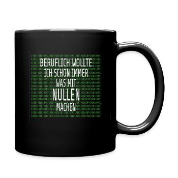 Informatiker Programmierer Spruch Humor Mathematik - Tasse einfarbig - Schwarz - Rechts