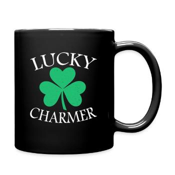 Lucky Charmer - Full Colour Mug - black - Right
