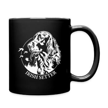 Setter irlandais Chien de chasse Chiens de chasse Chiens Wilsigns - Mug uni - noir - Droite