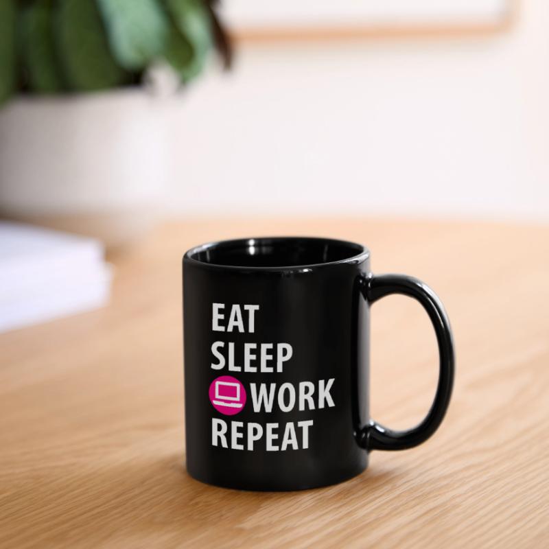 Computer, Calculator, Programming, Working Full Colour Mug