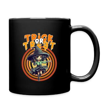 Halloween Design Hexe Witch Design - Full Colour Mug - black - Right