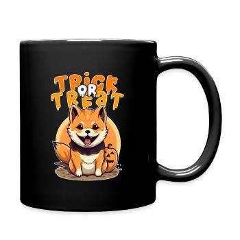 Halloween Design Shiba Inu Design - Full Colour Mug - black - Right