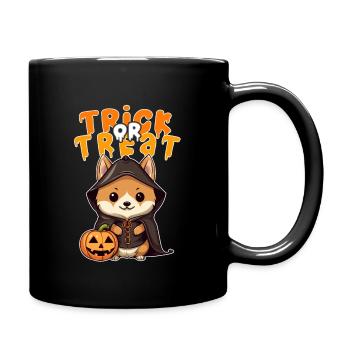 Halloween Design Shiba Inu Design - Full Colour Mug - black - Right