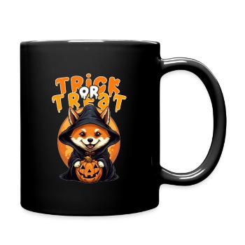 Halloween Design Shiba Inu Design - Full Colour Mug - black - Right