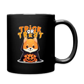 Halloween Design Shiba Inu Design - Full Colour Mug - black - Right