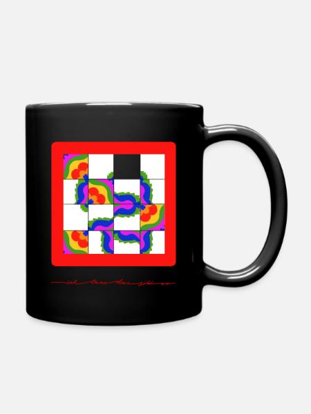Ich lass das jetzt so - Mosaik - Tasse einfarbig - Schwarz