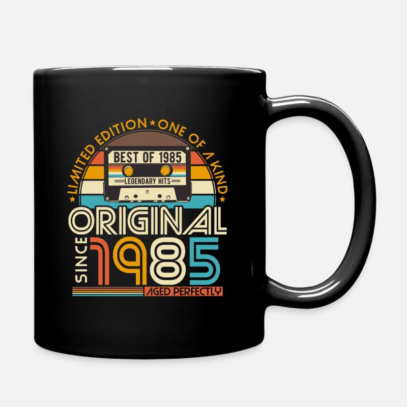 Original 1985 Vintage anniversaire Vintage rétro - Mug uni - noir