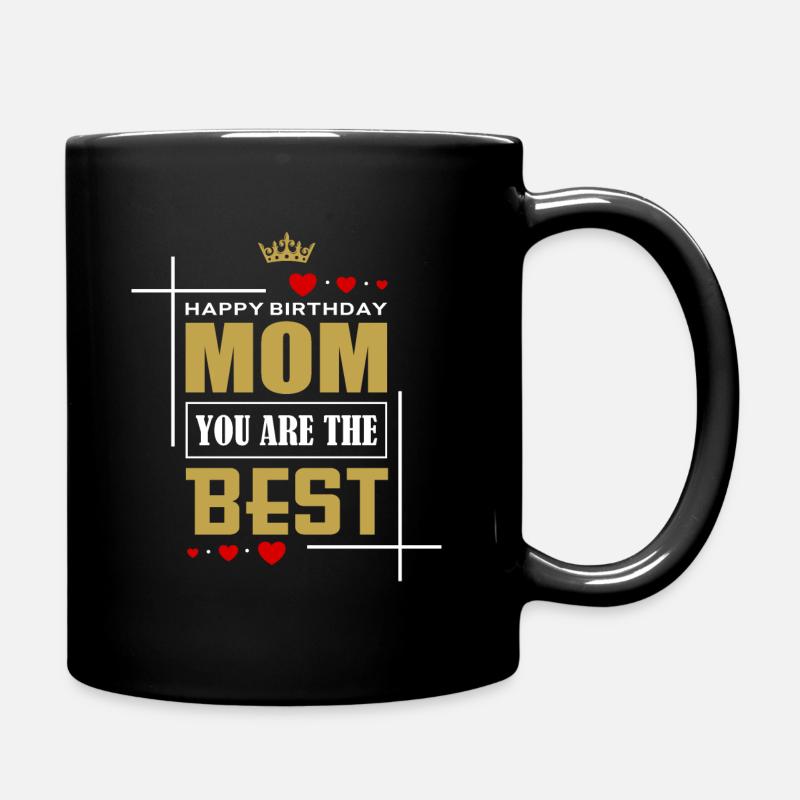 Happy Birthday - Tasse einfarbig - Schwarz