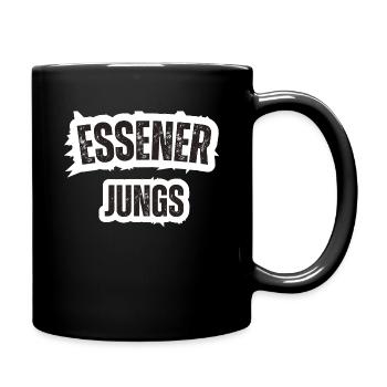 Essener Jungs - Tasse einfarbig - Schwarz - Rechts