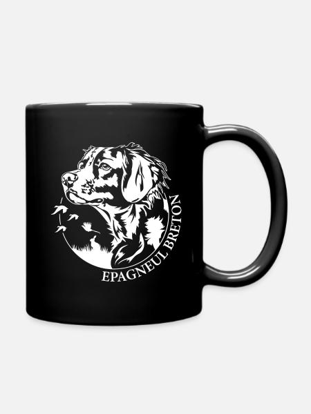 Epagneul Chien de chasse Breton Chasseur Chiens de chasse Wilsigns - Mug uni - noir