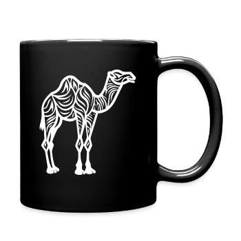 Chameau - Mug uni - noir - Droite