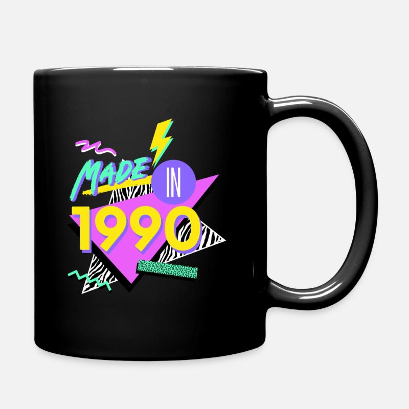1990's NEON 90s Shirt Design - Mug uni - noir