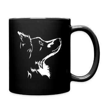 Border Collie Dogs Dog Herding Dogs Wilsigns - Full Colour Mug - black - Right