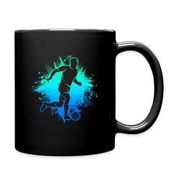 Football Football Hommes Garçons Football Enfants - Mug uni - noir - Droite