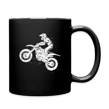 Dirt Biker Dirt Bike Enfants Garçons Motocross Hommes - Mug uni - noir - Droite