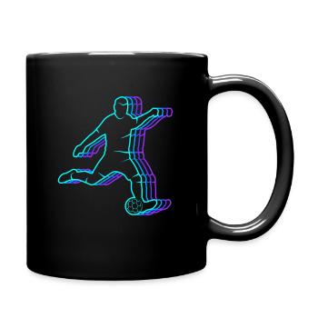 Football vintage enfants football garçons football - Mug uni - noir - Droite