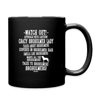 Broholmer Lady W - Tasse einfarbig - Schwarz - Rechts