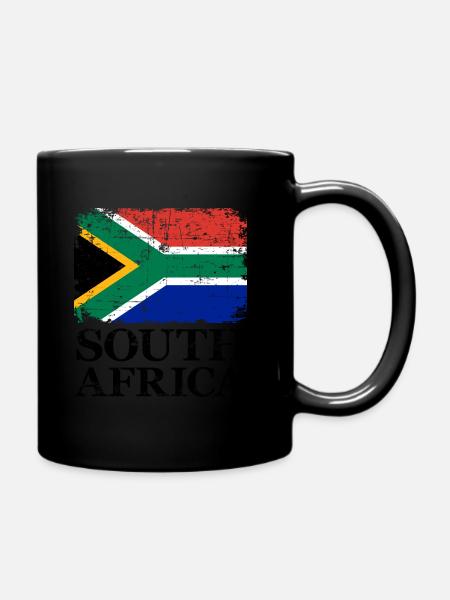 South Africa - Full Colour Mug - black
