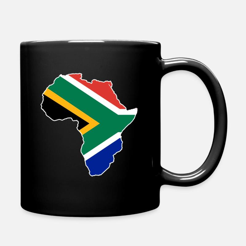 Südafrika - Tasse einfarbig - Schwarz