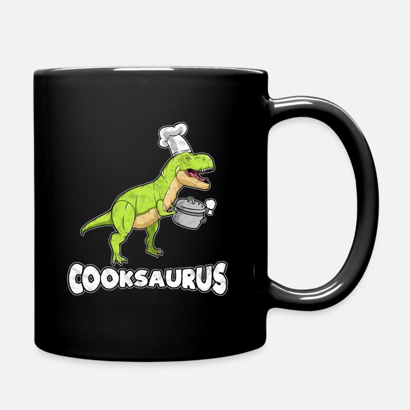 Koch Dinosaurier - Tasse einfarbig - Schwarz