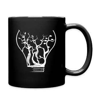 Natur - Tasse einfarbig - Schwarz - Rechts