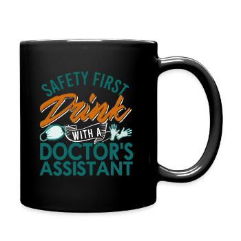 Physician Assistant - Full Colour Mug - black - Right
