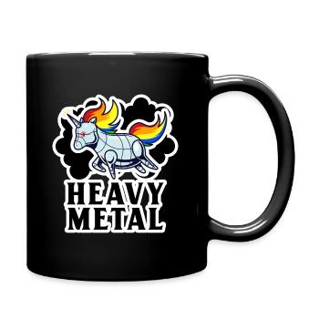 Heavy Metal Punk rock funny gift Heavy metal - Full Colour Mug - black - Right