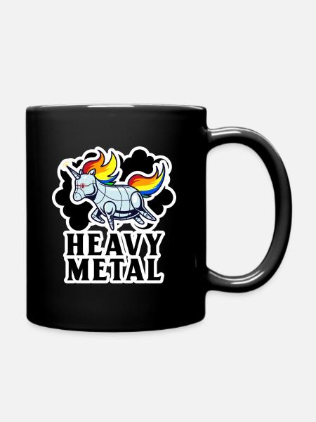Heavy Metal Punk rock drôle cadeau heavy metal - Mug uni - noir