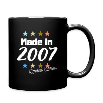 Fabriqué en 2007 Édition Limitée Vintage Anniversaire - Mug uni - noir - Droite