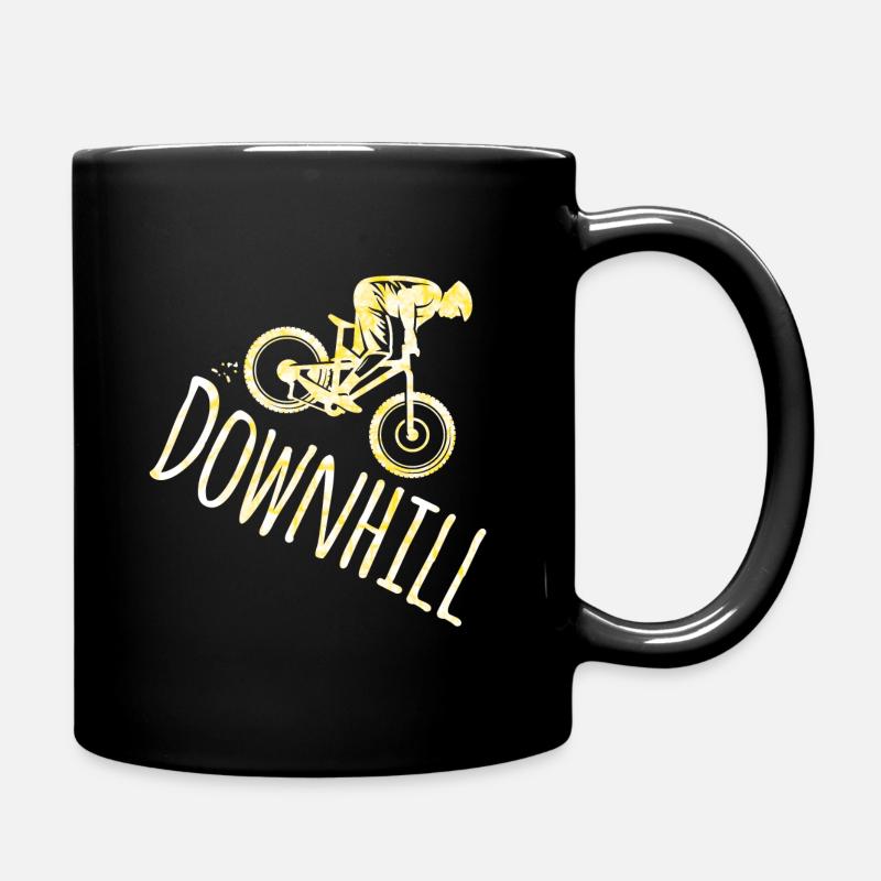 Downhill - Full Colour Mug - black