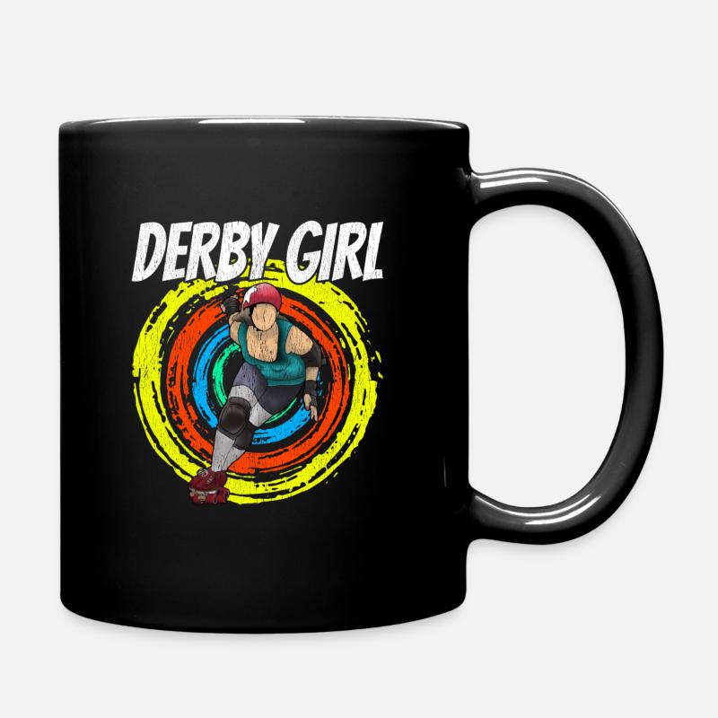 Roller Derby - Derby Girl - Mug uni - noir