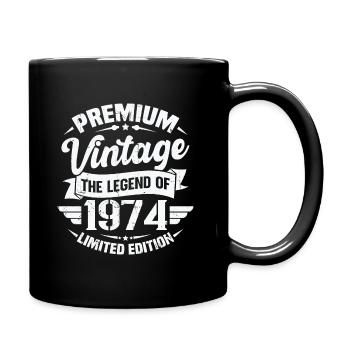 Vintage 1974 Édition Limitée - Mug uni - noir - Droite