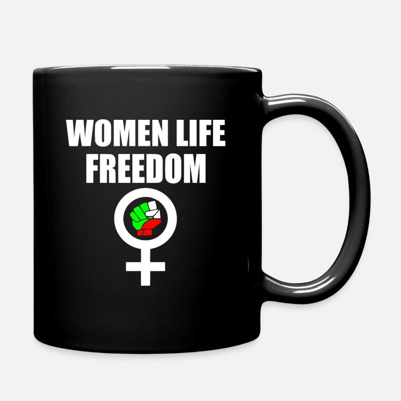 Women life freedom - Mug uni - noir